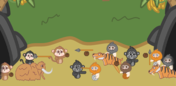 Monkeys vs. Cavemen